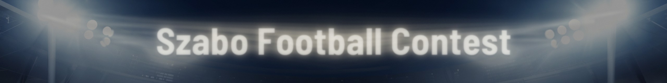 Szabo Football Contest